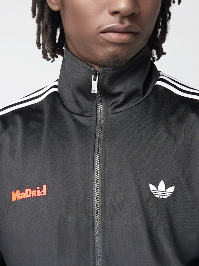 adidas Originals, Bad Bunny Firebird Track Top Madrid, black, Image 3 of 5