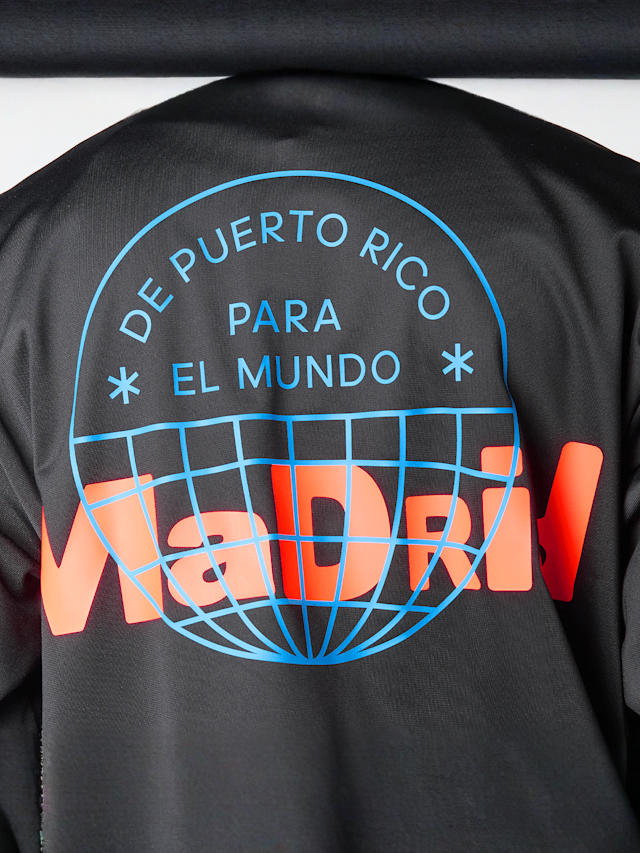 adidas Originals, Bad Bunny Firebird Track Top Madrid, black, Image 4 of 5