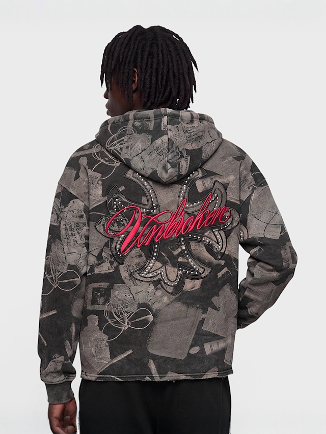 Smoke Rise, VOICES WITHIN FULL ZIP HOODIE BLACK, Undefined Color, Image 2 of 5
