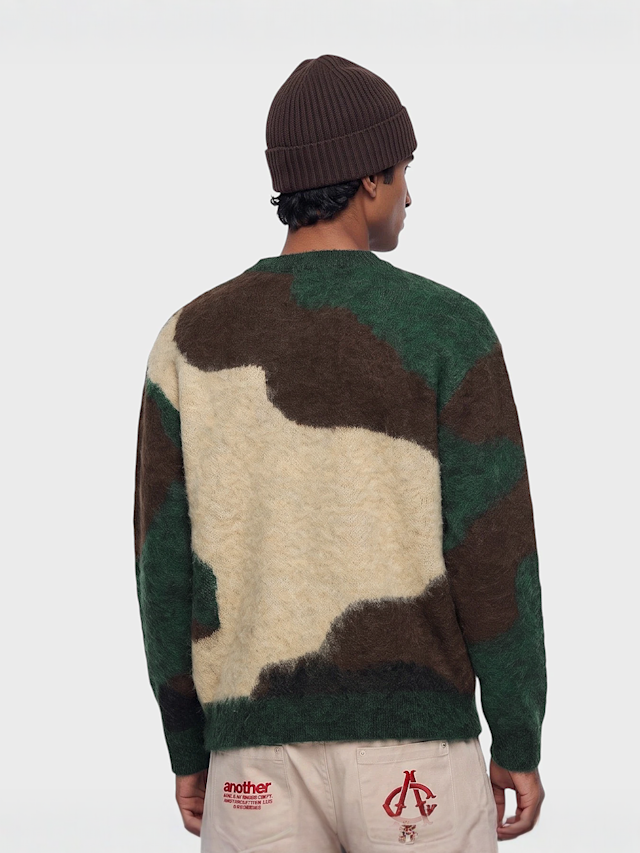 Another Cotton Lab, Another Tarn Knit Sweater, green, Image 2 of 4
