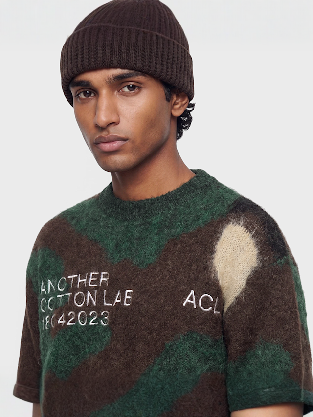 Another Cotton Lab, Another Tarn Knit Sweater, green, Image 3 of 4