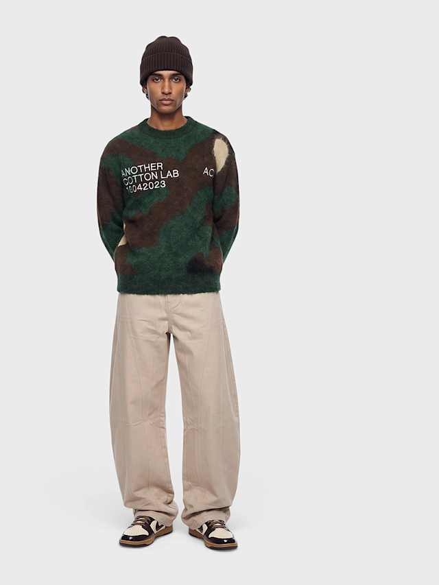 Another Cotton Lab, Another Tarn Knit Sweater, green, Image 4 of 4