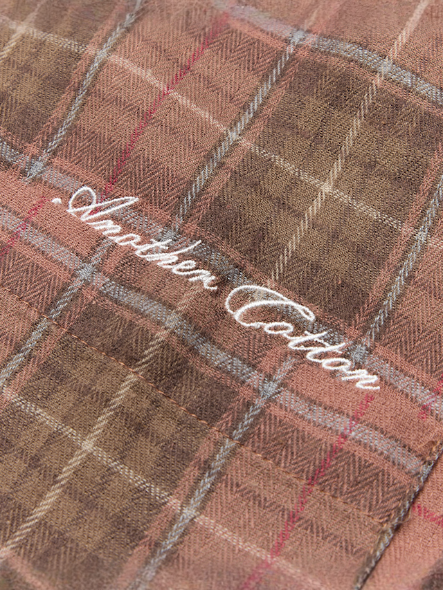 Another Cotton Lab, Another Flannel Shirt, multi-colour, Image 3 of 6