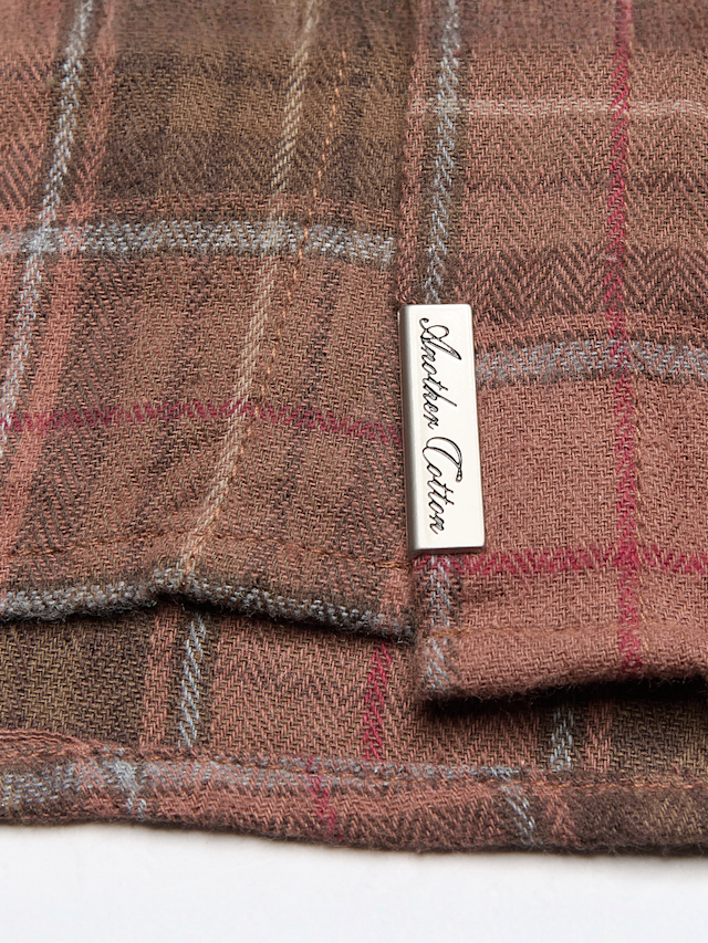 Another Cotton Lab, Another Flannel Shirt, multi-colour, Image 4 of 6