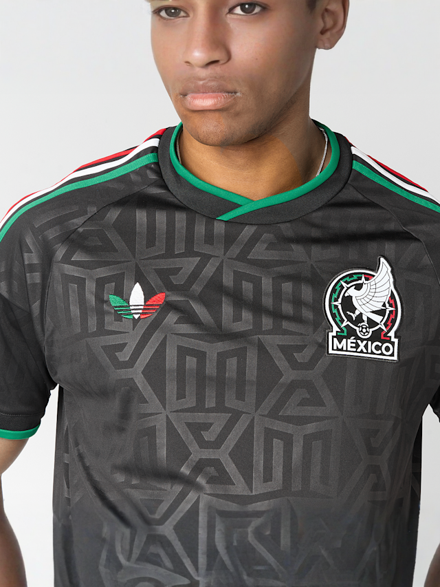 adidas Originals, Mexico FMF Third Jersey, black, Image 3 of 8