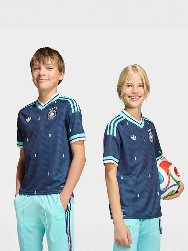 adidas Originals, Germany DFB 2026 Kids Away Jersey, blue, Image 1 of 5