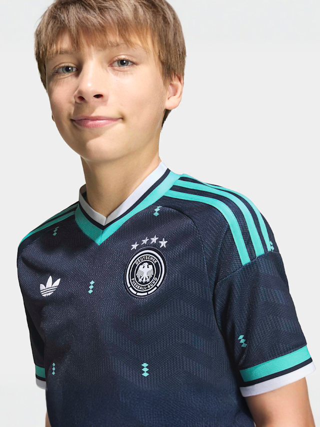 adidas Originals, Germany DFB 2026 Kids Away Jersey, blue, Image 3 of 5