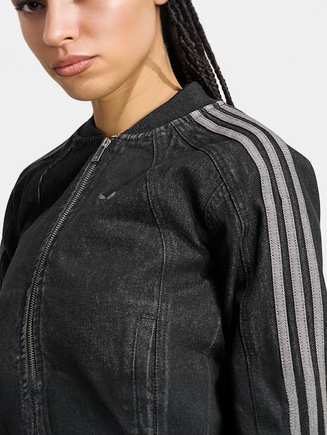 adidas Originals, SST Denim Track Top, black, Image 3 of 5