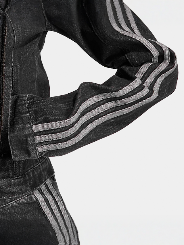 adidas Originals, SST Denim Track Top, black, Image 4 of 5
