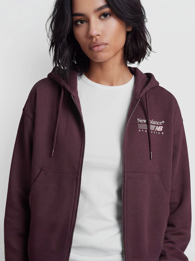 New Era, MLB Wool Oversized Bomber Jacket, brown, Image 3 of 4