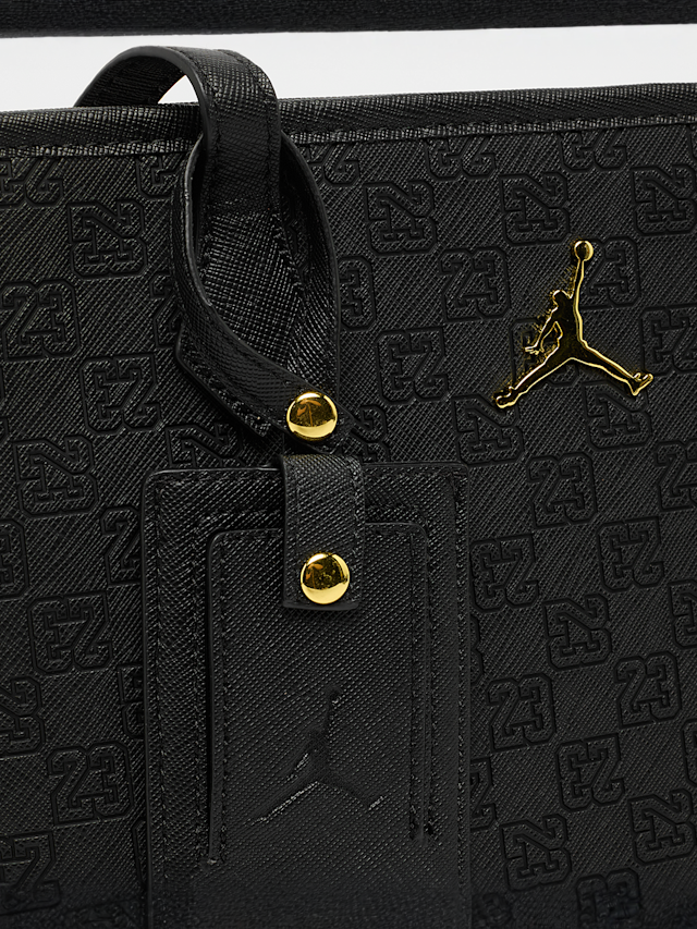 Jordan, Jam Monogram Tote Bag M, black, Image 4 of 5