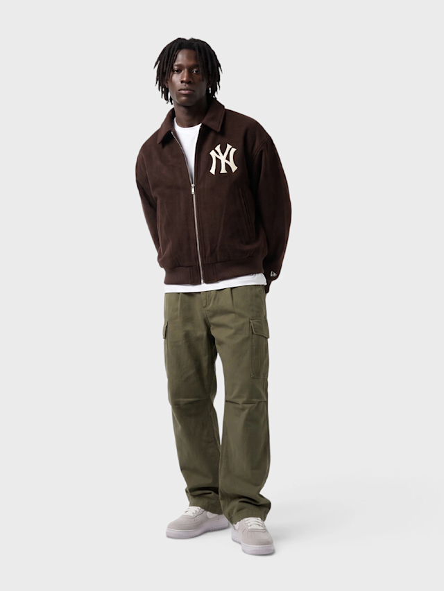New Era, MLB Logo Varsity Jacket, brown, Image 4 of 4