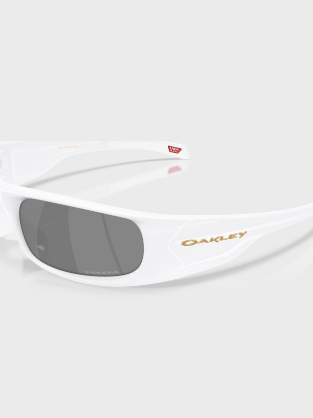 Oakley, Highland Pearl White w/ Prizm, white, Image 3 of 3