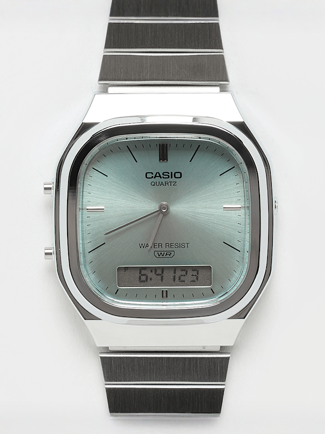 CASIO, AQ-240E-2AEF, silver, Image 1 of 2