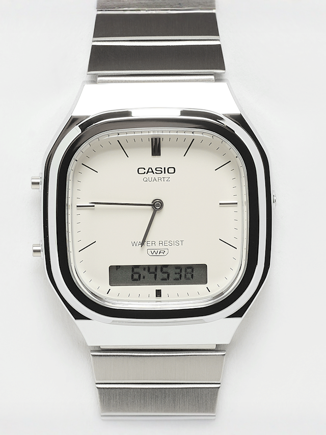 CASIO, AQ-240E-7A2EF, silver, Image 1 of 2