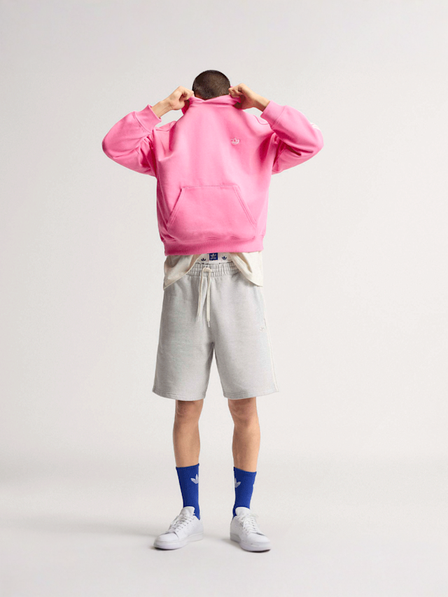 adidas Originals, adiSignature 3 Stripes Hoodie, Pink, Image 4 of 4