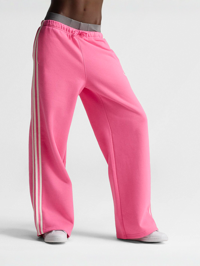 adidas Originals, 3-Stripes Fleece Sweatpant, Pink, Image 1 of 7