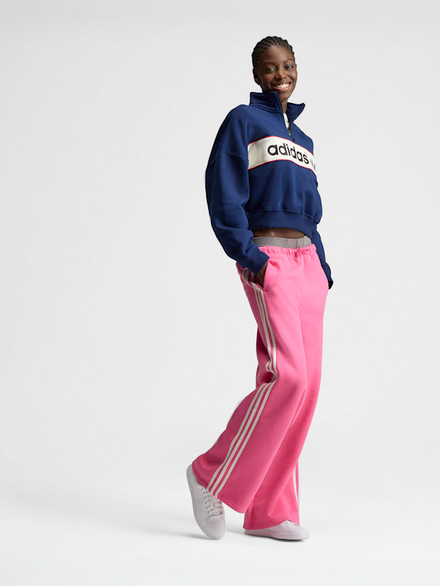 adidas Originals, 3-Stripes Fleece Sweatpant, Pink, Image 7 of 7