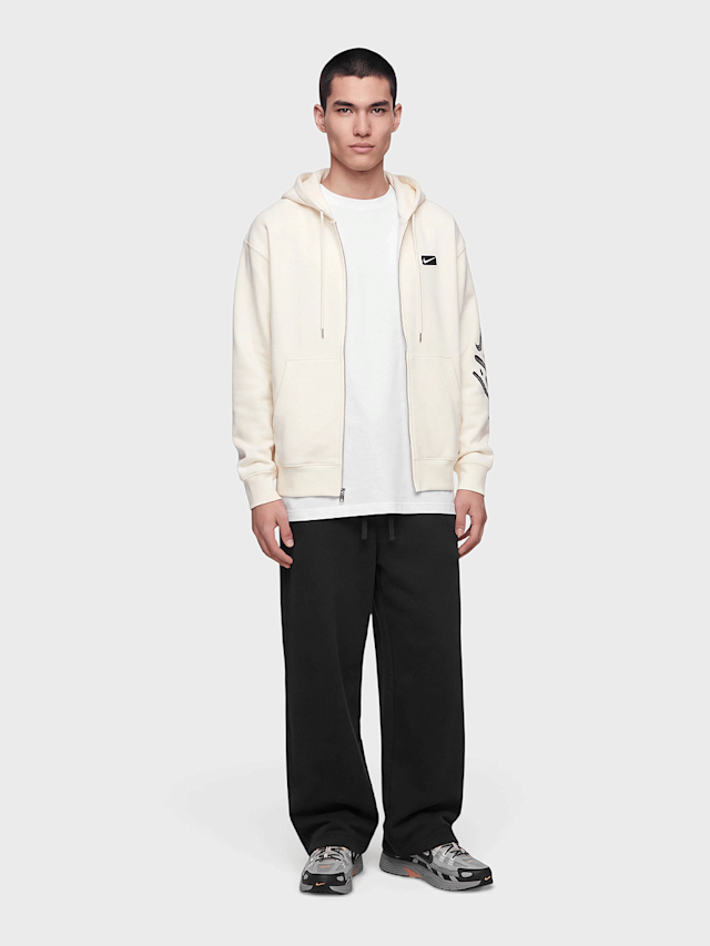 Nike, Sportswear SF Graphic Full Zip Hoodie, white, Image 4 of 4