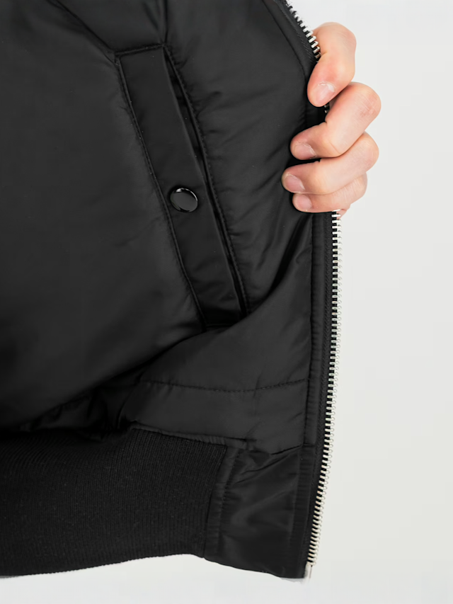 Alpha Industries, B-15 Intermediate Flight Jacket all black, Undefined Color, Image 5 of 8