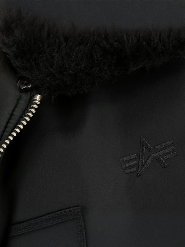 Alpha Industries, B-15 Intermediate Flight Jacket all black, Undefined Color, Image 7 of 8