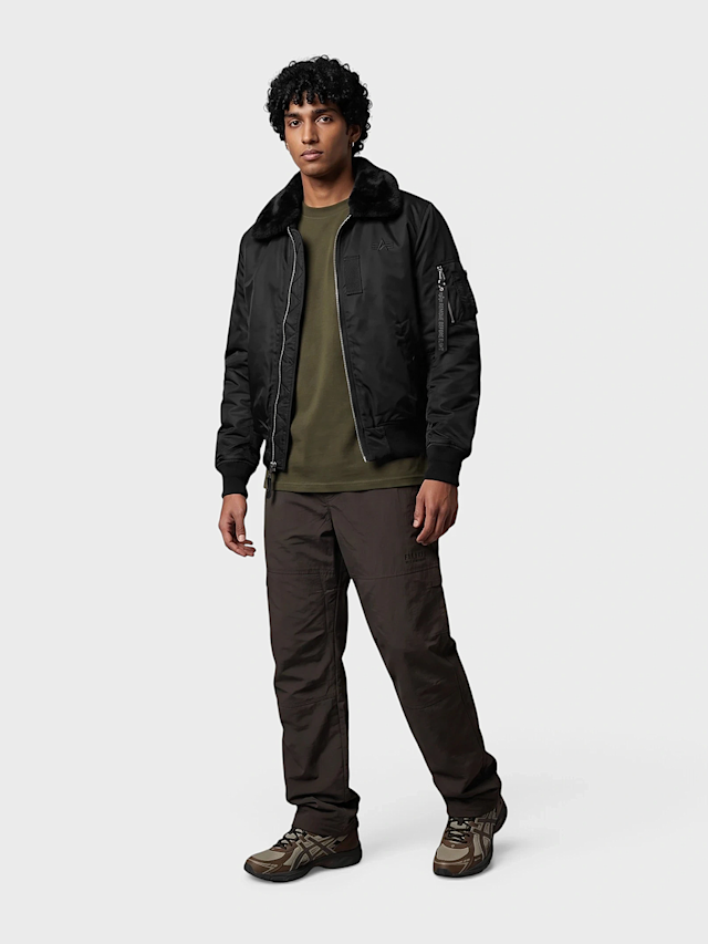 Alpha Industries, B-15 Intermediate Flight Jacket all black, Undefined Color, Image 8 of 8
