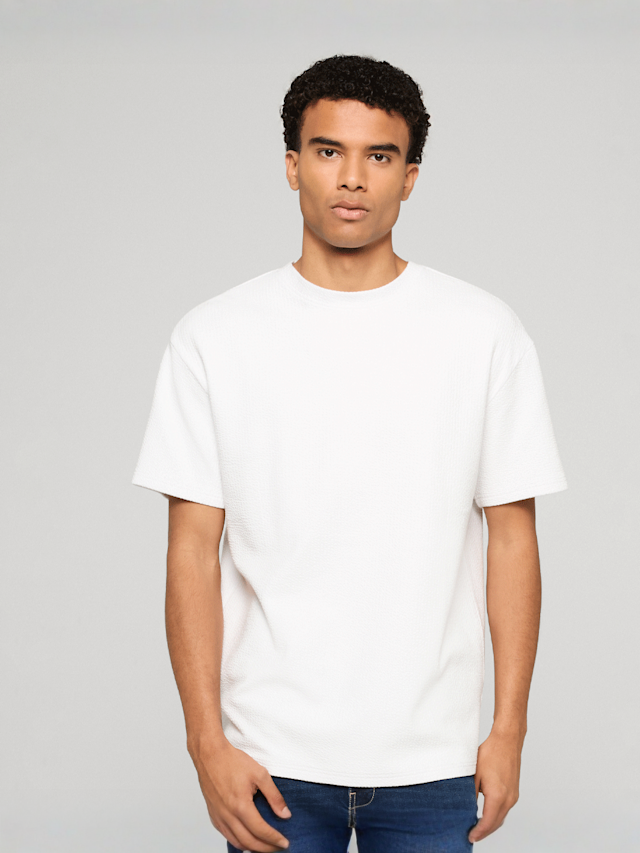 Urban Classics, Loose Fit Structured Tee, white, Image 1 of 2