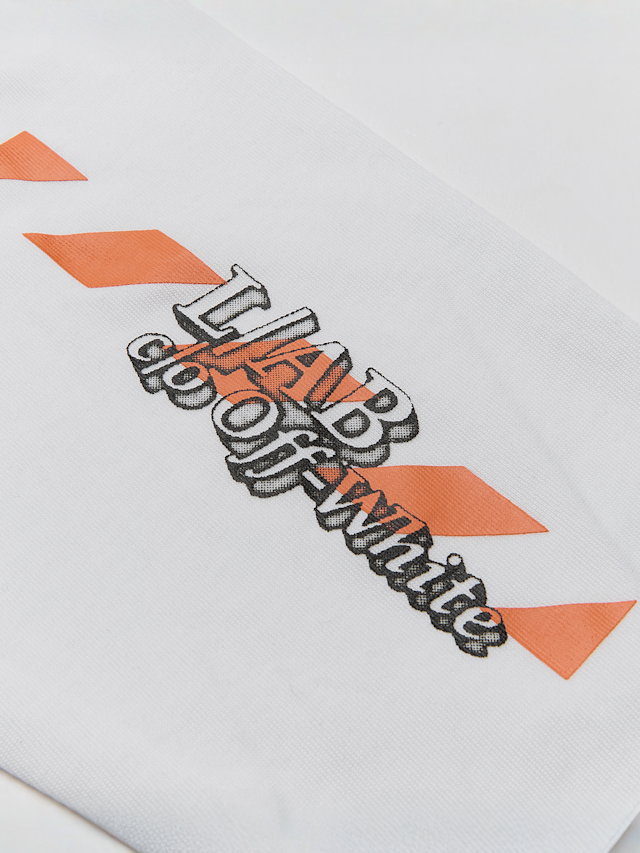 Off-White, Off Active Duct Tape Long Sleeve Tee, white, Image 4 of 6