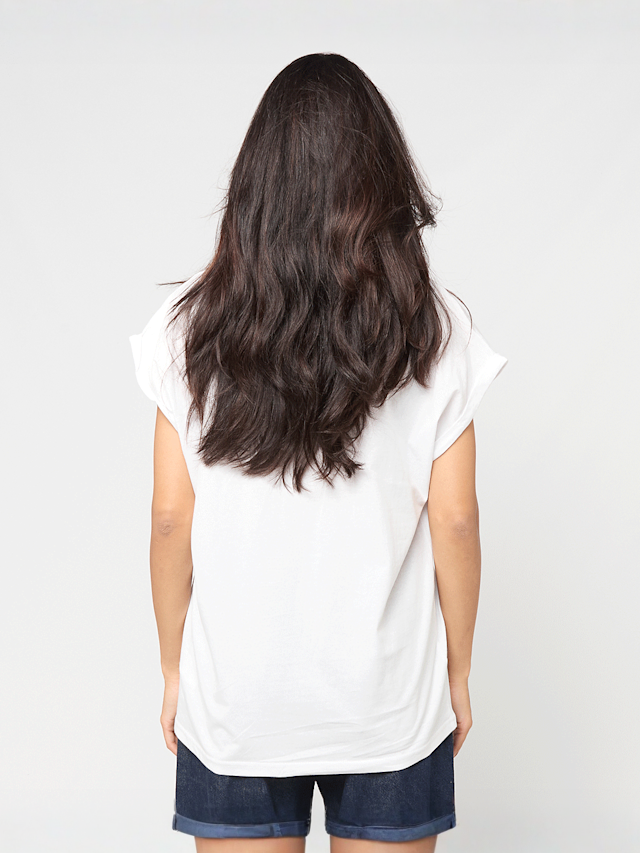 Urban Classics, Ladies Extended Shoulder Tee, white, Image 2 of 3