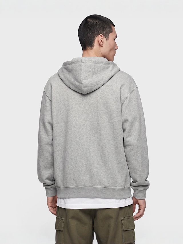 adidas Originals, Trefoil Essentials Loose Frontzip Hoodie, grey, Image 2 of 4