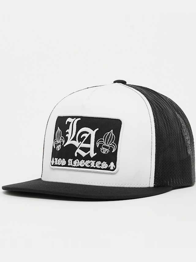 Mister Tee, MT4192 LA Royalty Classic Trucker Cap, white, Image 1 of 4