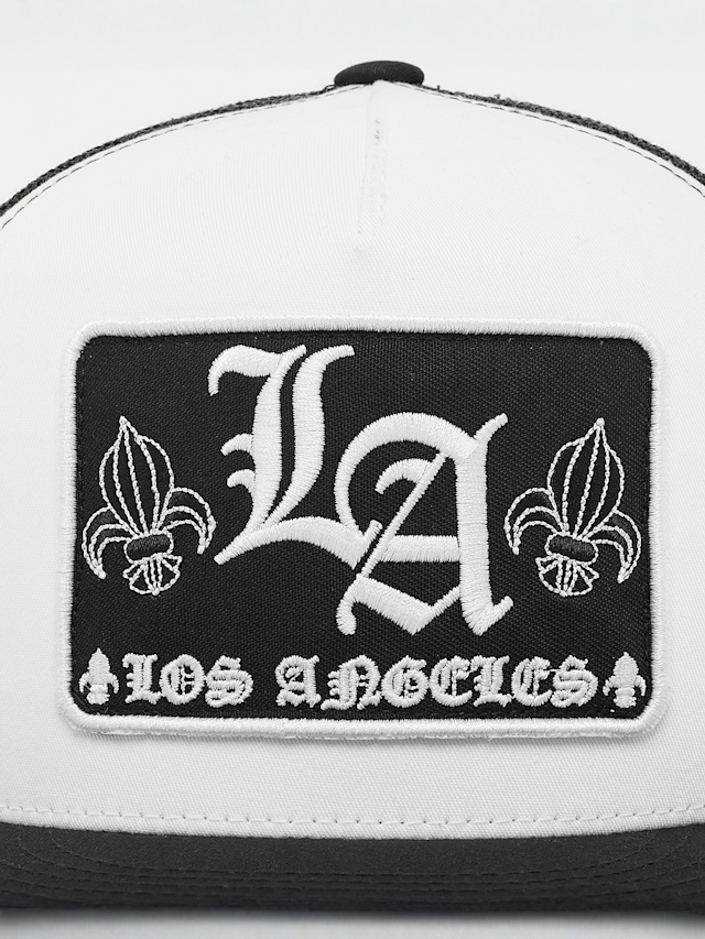 Mister Tee, MT4192 LA Royalty Classic Trucker Cap, white, Image 4 of 4
