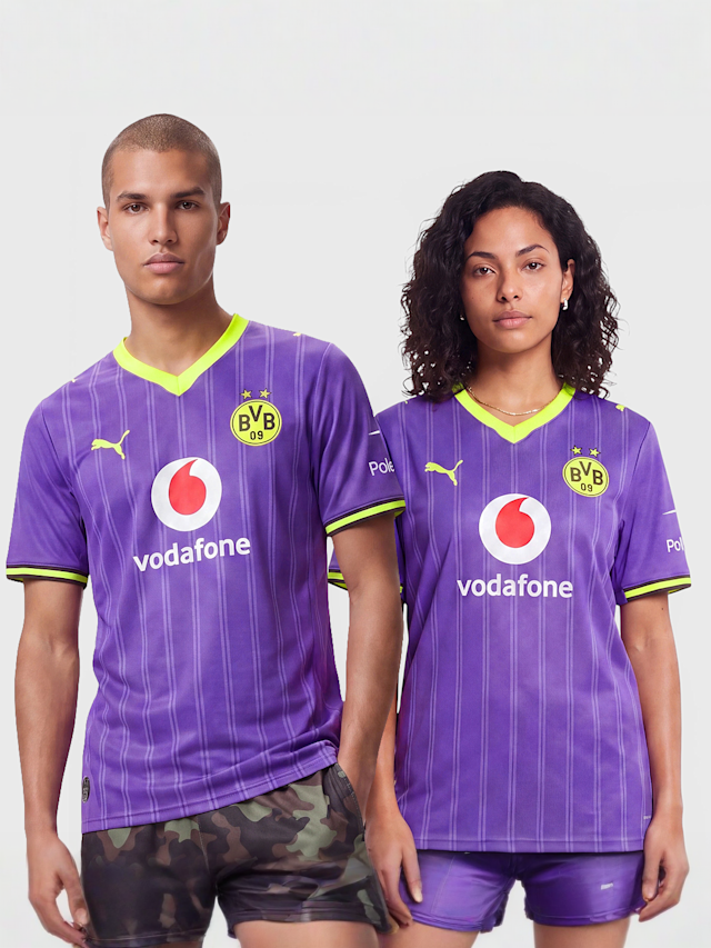 PUMA, BVB Ausweichtrikot 26-27, purple, Image 1 of 4