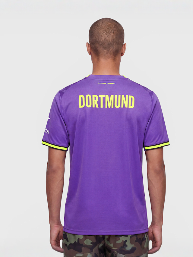 PUMA, BVB Ausweichtrikot 26-27, purple, Image 2 of 4