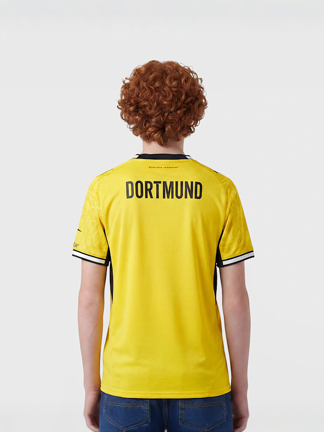 PUMA, Home Jersey Kids, yellow, Image 2 of 7