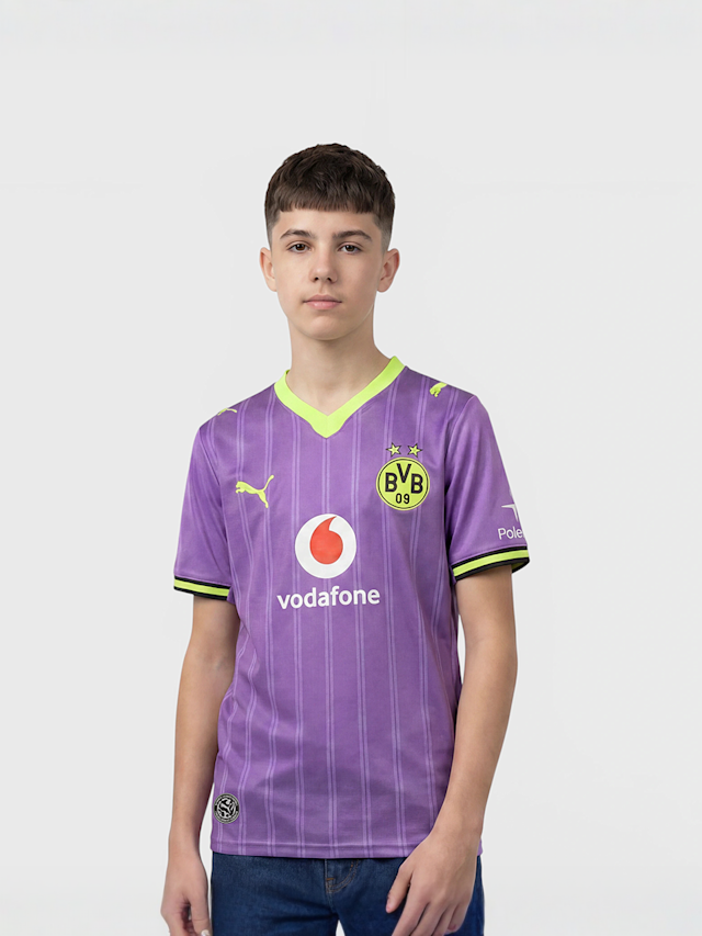 PUMA, BVB Ausweichtrikot 26-27 für Kinder, purple, Image 1 of 7