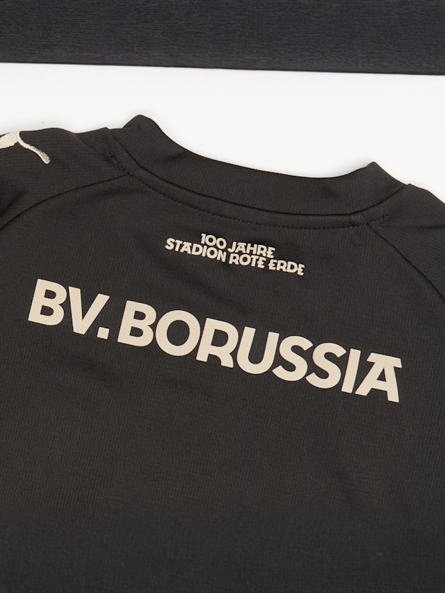 PUMA, BVB Sondertrikot 100 Jahre Rote Erde Kinder, black, Image 4 of 7