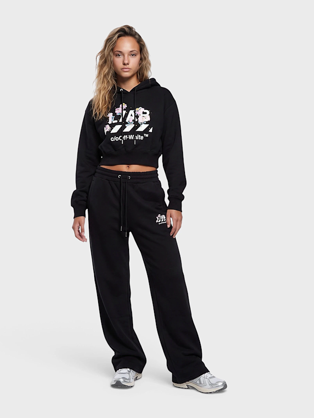 Off-White, Crop Hoodie, black, Image 4 of 4