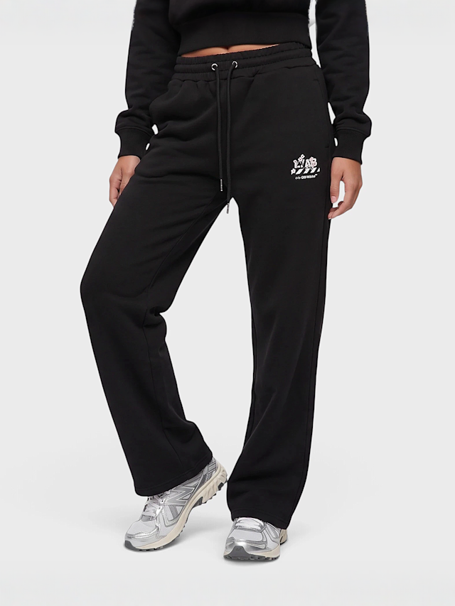 Off-White, Double Waistband Sweatpants, black, Image 1 of 7