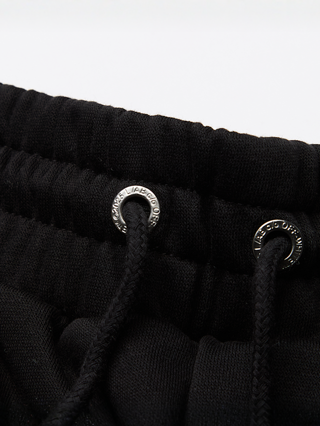 Off-White, Double Waistband Sweatpants, black, Image 3 of 7