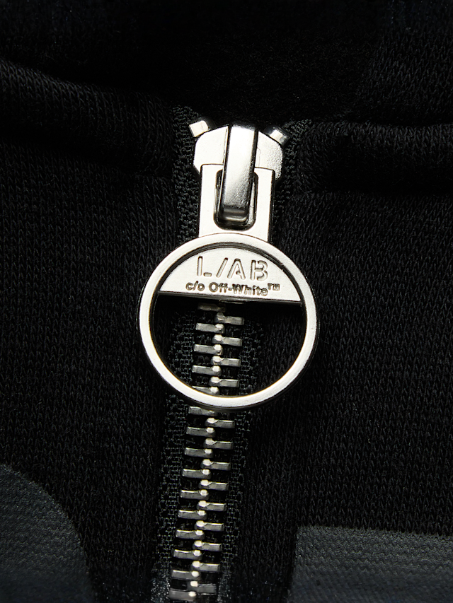 Off-White, Crop Boxy Jacket, black, Image 3 of 5
