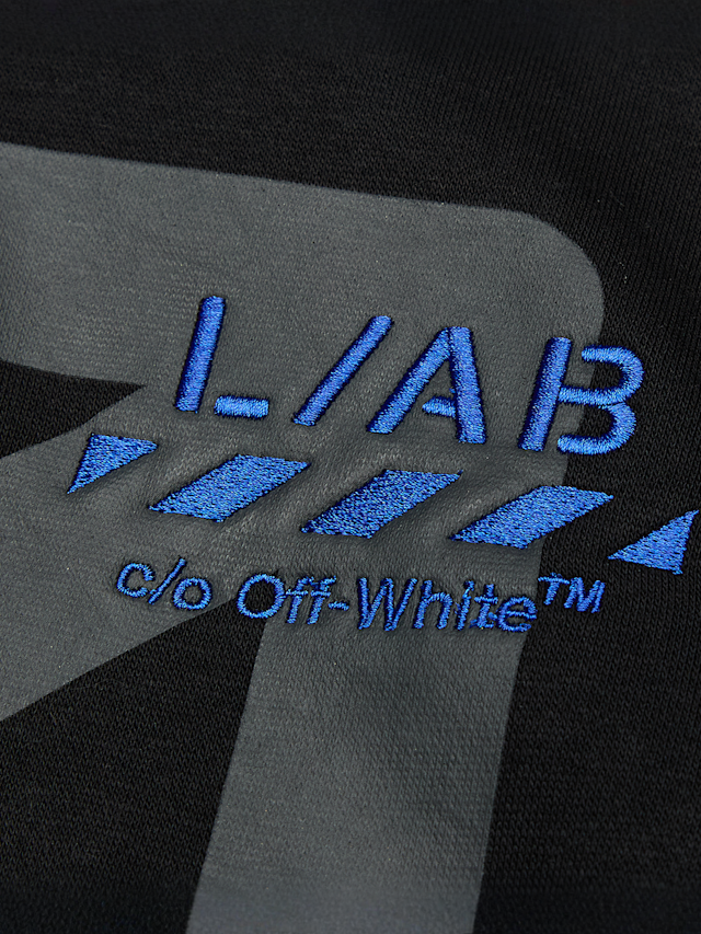 Off-White, Crop Boxy Jacket, black, Image 4 of 5