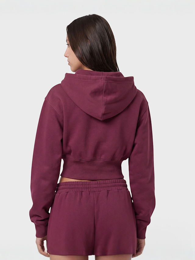 Off-White, Crop Boxy Jacket, Red, Image 2 of 5