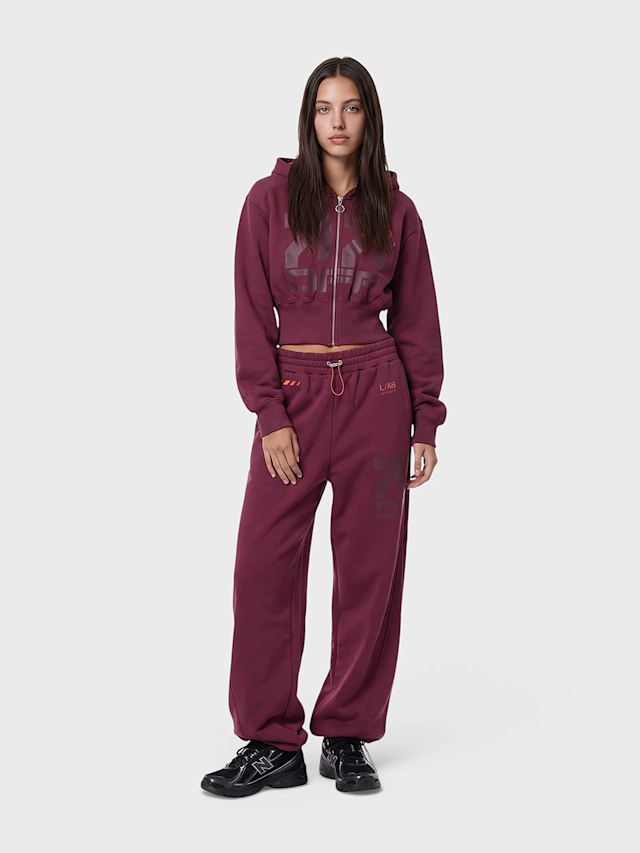 Off-White, Crop Boxy Jacket, Red, Image 5 of 5