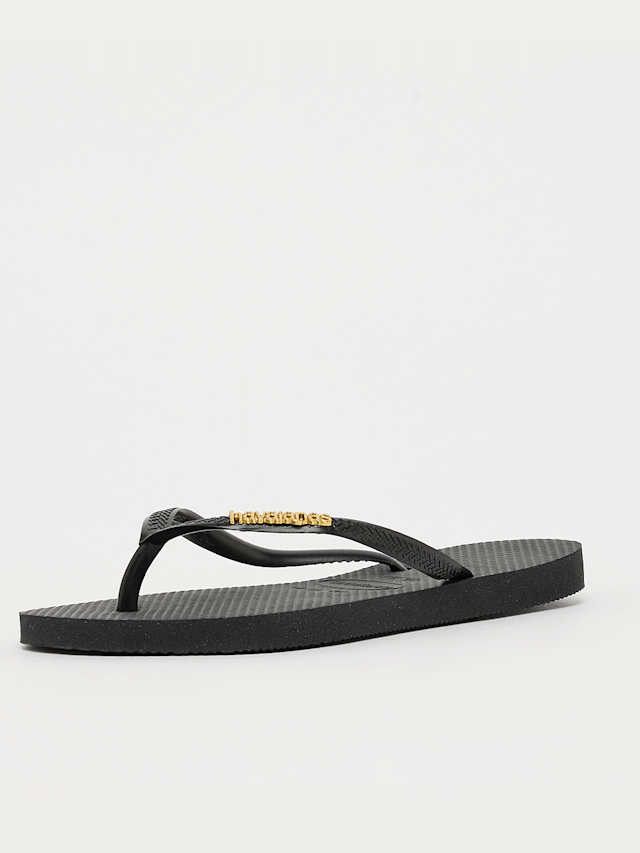 Havaianas, Slim Logo Metalic, black, Image 2 of 6