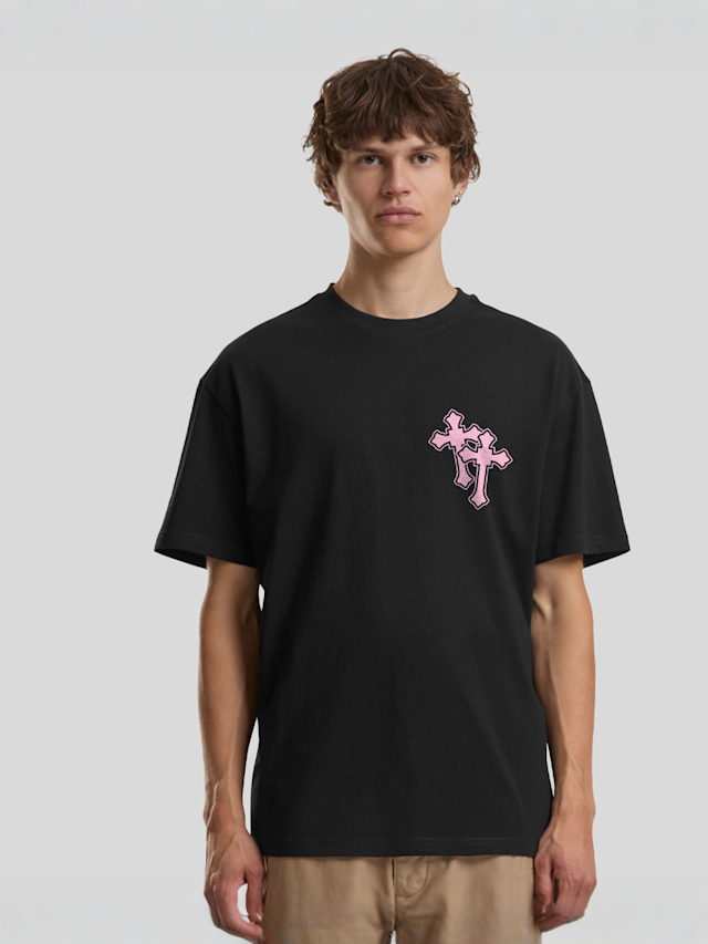 Mister Tee, Six Crosses II Oversize Tee, black, Image 2 of 4