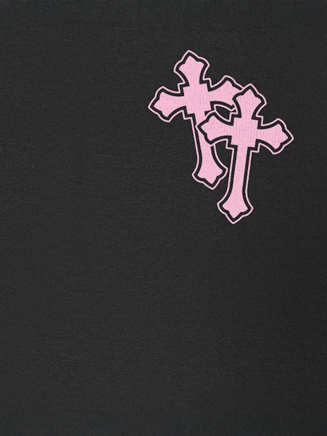 Mister Tee, Six Crosses II Oversize Tee, black, Image 4 of 4