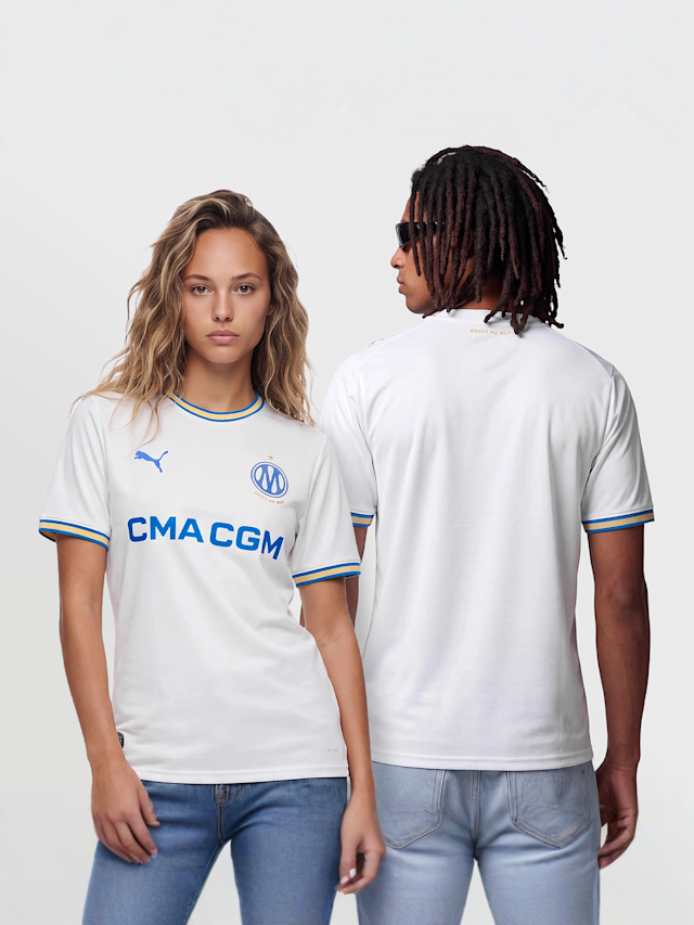 PUMA, Olympique de Marseille 26/27 Home Jersey, blue, Image 1 of 3