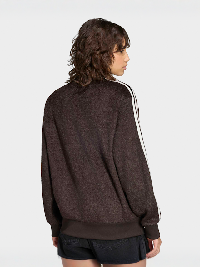adidas Originals, Mohair Firebird Loose Track Top, brown, Image 2 of 5