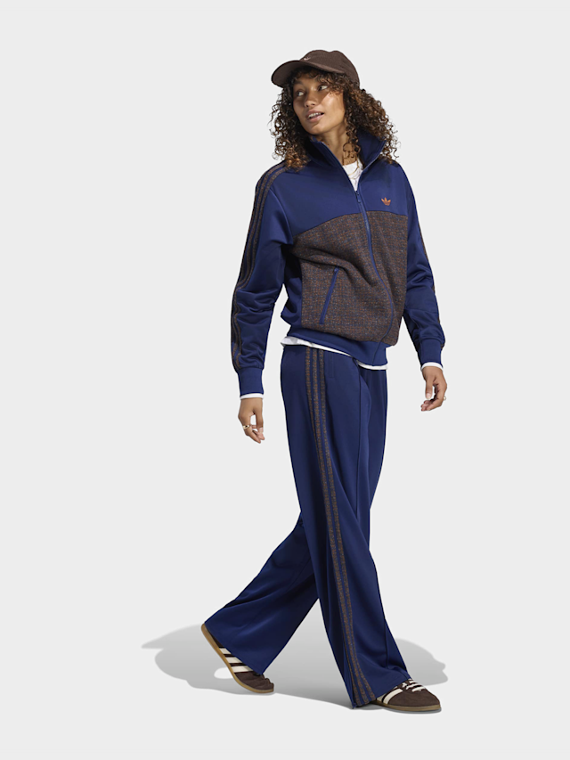 adidas Originals, Firebird Check Trackpant, blue, Image 5 of 5